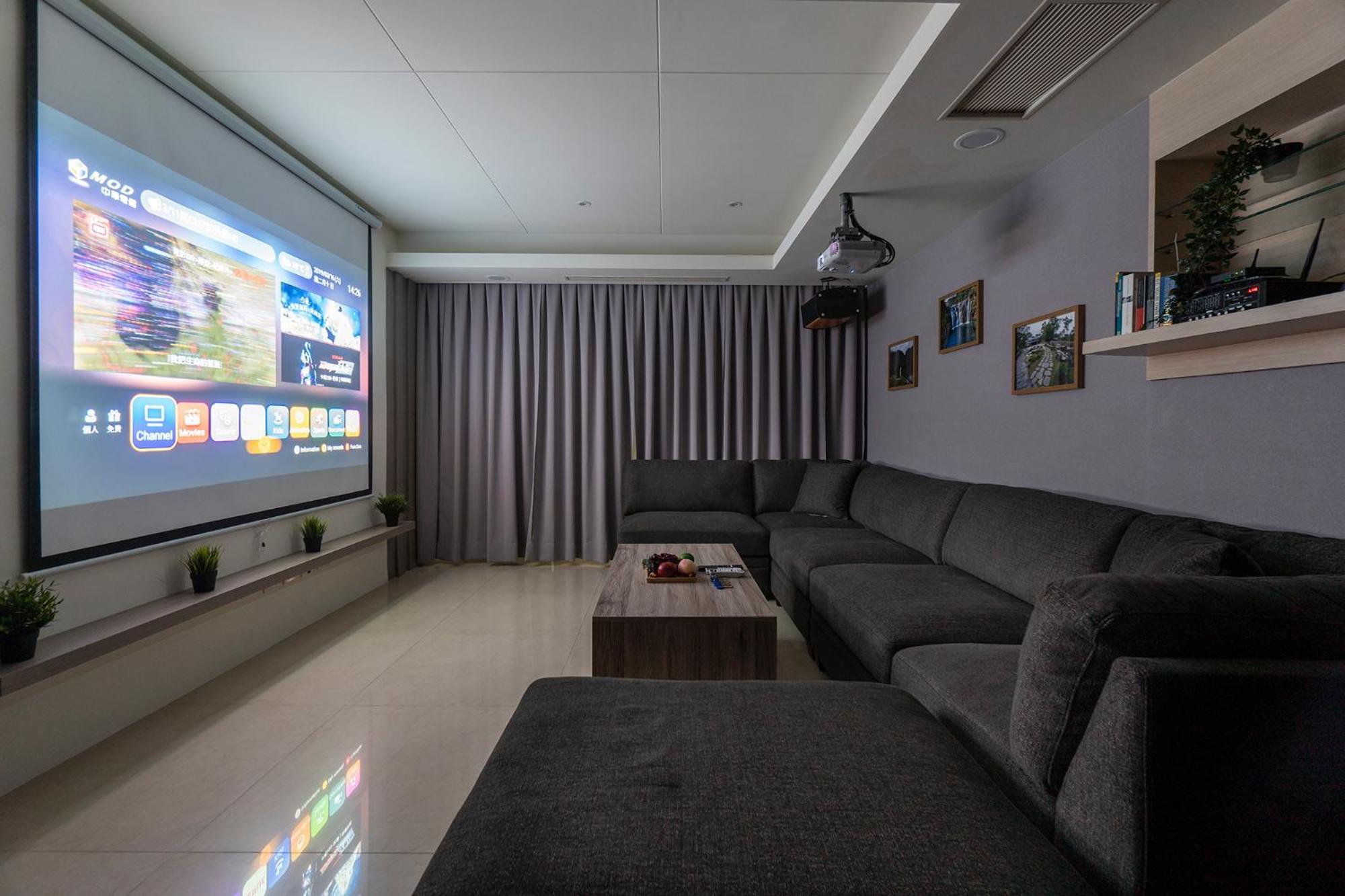 3b2b Warm Cinema 4 Min To Xinyi Anhe Mrt 三房二衛 投影機 4分到信義安和站 * Taipei